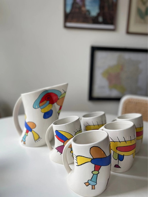 Colorful mug set