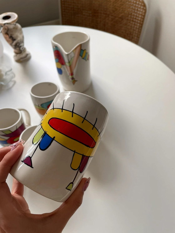 Image 1 of Set de mugs colorés