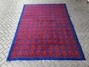 Tappeto vintage rosso blu 287x206,5 cm