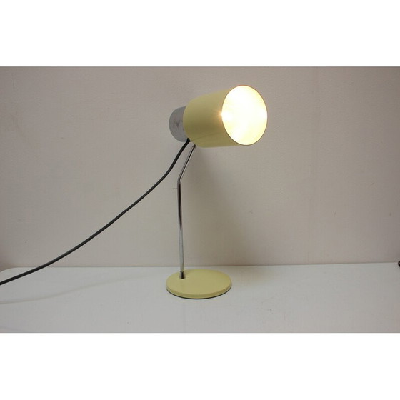 Image 1 of Vintage metal and chrome table lamp for Napako, Czechoslovakia 1960