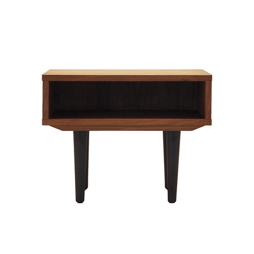 Walnut Bedside Table, Scandinavian Design