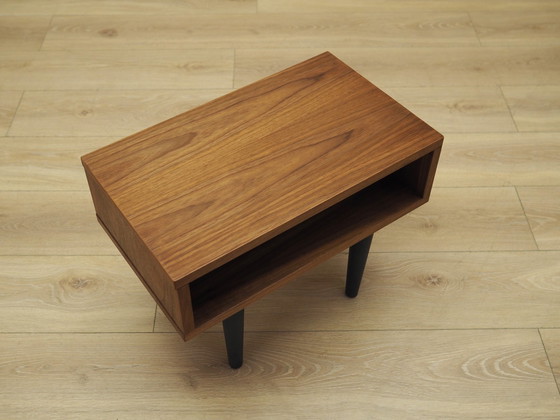 Image 1 of Walnut Bedside Table, Scandinavian Design