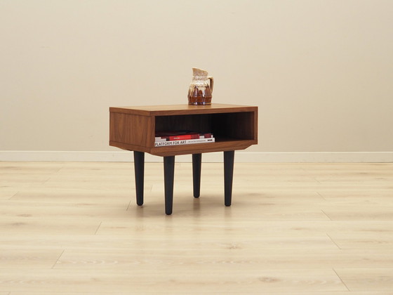 Image 1 of Walnut Bedside Table, Scandinavian Design