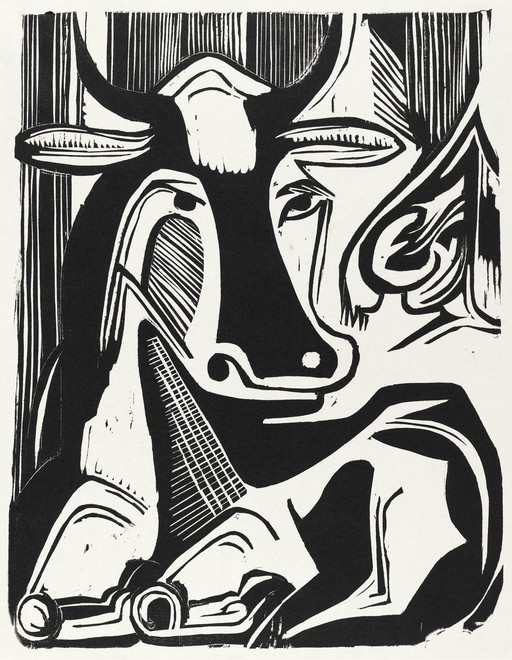 Ernst Kirchner ---Lying Cow