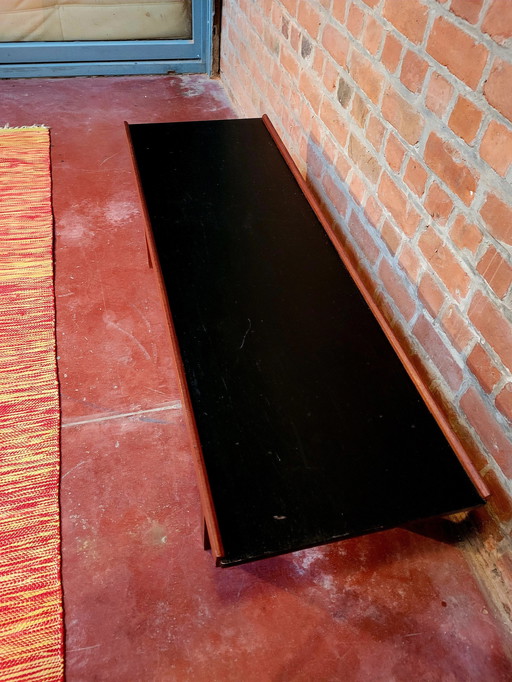 Vintage Midcentury Wood Coffee Table 1960s