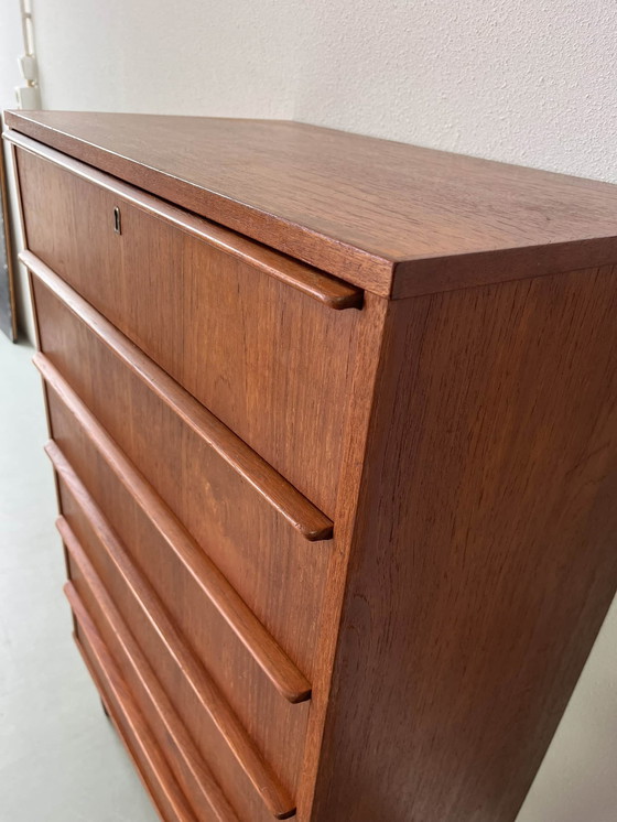 Image 1 of Danish chest of drawers in teak