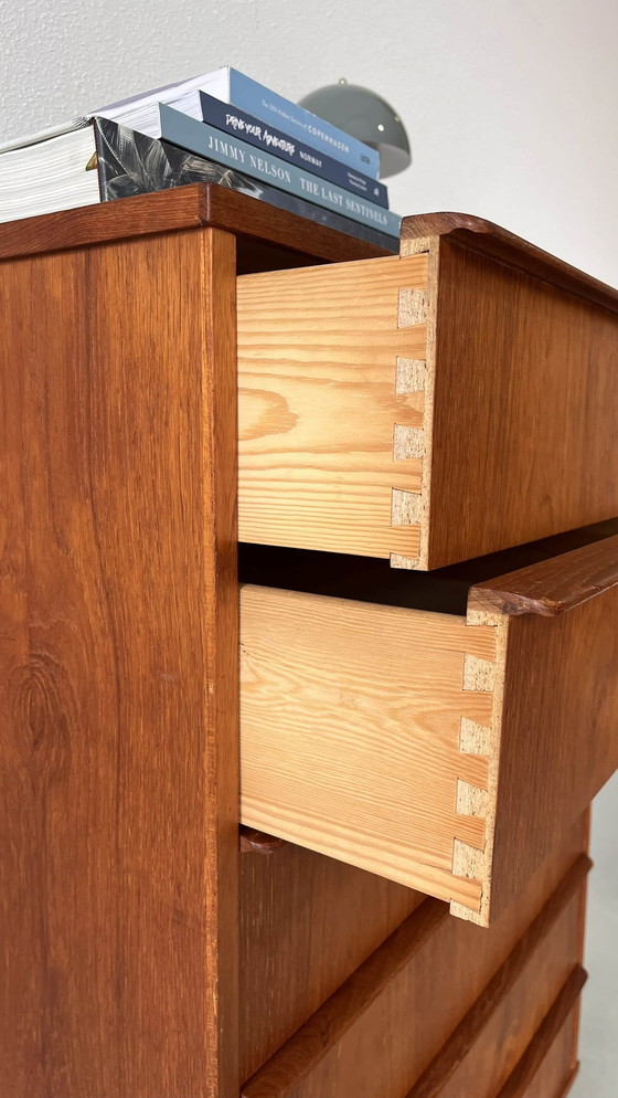 Image 1 of Danish chest of drawers in teak