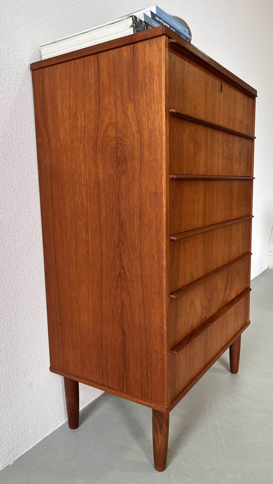 Image 1 of Danish chest of drawers in teak