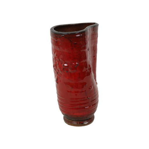 Red Design Vase Guerin Bouffioulx