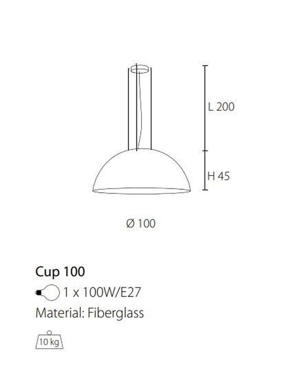 Image 1 of Copa de luz artificial Ø100Cm