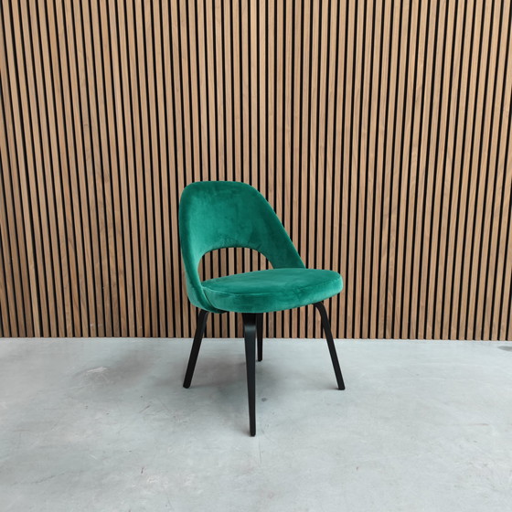 Image 1 of Knoll Saarinen Green Dining Chair