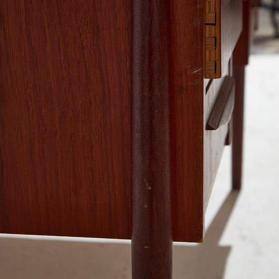Image 1 of Vintage teak wood desk by Gunnar Nielsen Tibergaard, 1960