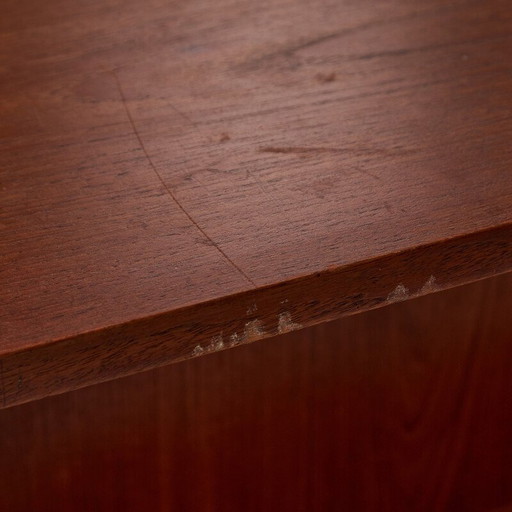 Vintage teak wood desk by Gunnar Nielsen Tibergaard, 1960