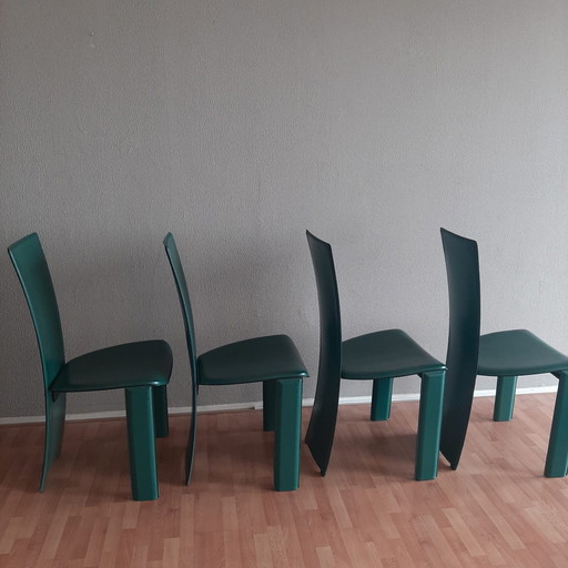 4x Pietro Costantini dining chairs