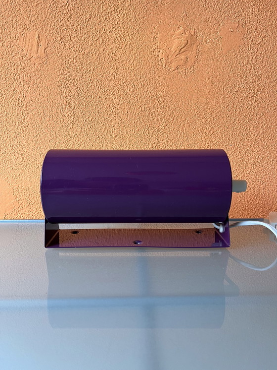 Image 1 of Vintage Ikea Lod V413 Purple Wall Lamp Bed Lamp Wall Lamp