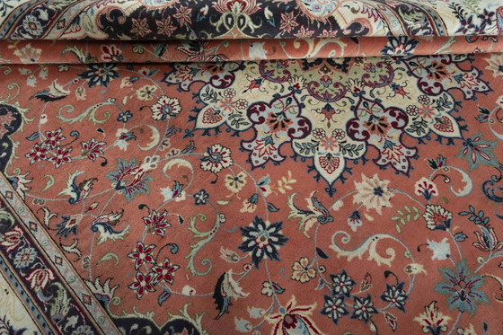 Image 1 of Alfombra oriental Yazd anudada a mano – 392 x 295 cm