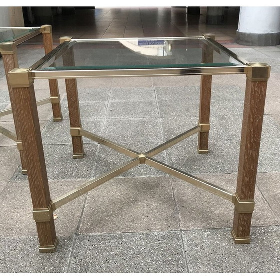 Image 1 of Pair of Anthios vintage side tables by Pierre Vandel, 1980