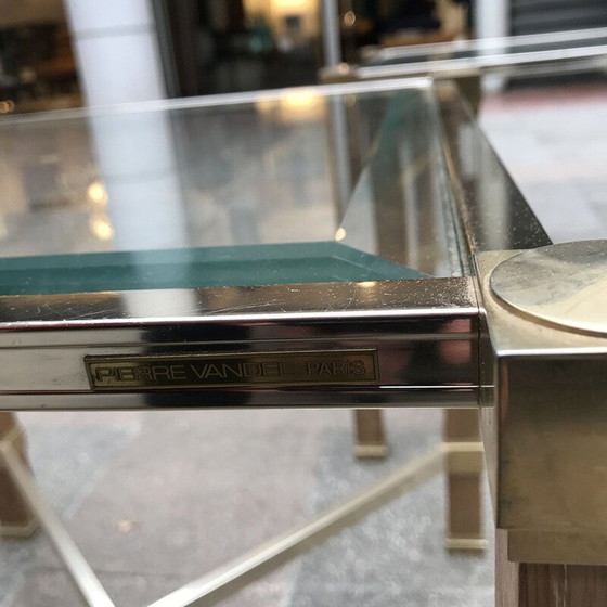 Image 1 of Pair of Anthios vintage side tables by Pierre Vandel, 1980