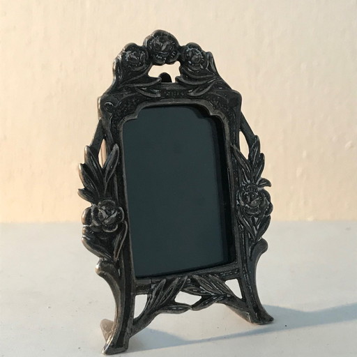 Mini Silver-plated Stand Photo Frame