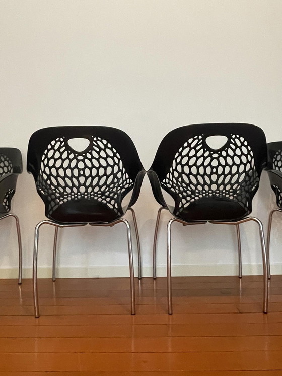 Image 1 of Set Of 4 Marina Chairs By Ton Haas