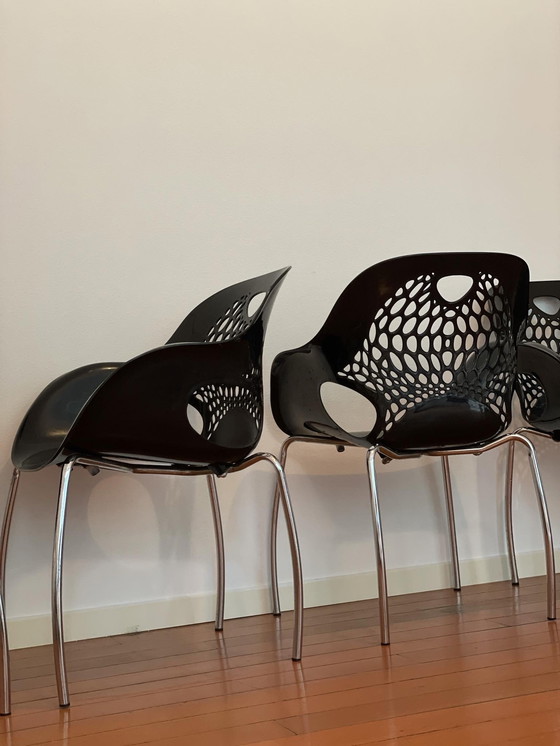 Image 1 of Set Of 4 Marina Chairs By Ton Haas