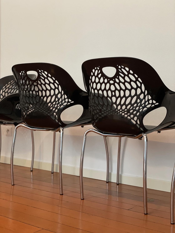 Image 1 of Set Of 4 Marina Chairs By Ton Haas