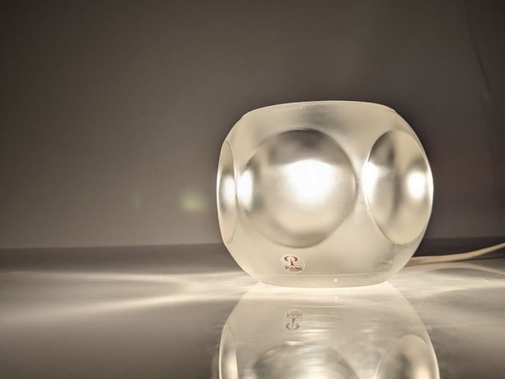 Image 1 of Ice Cube Crystal Table Lamp By Peill & Putzler