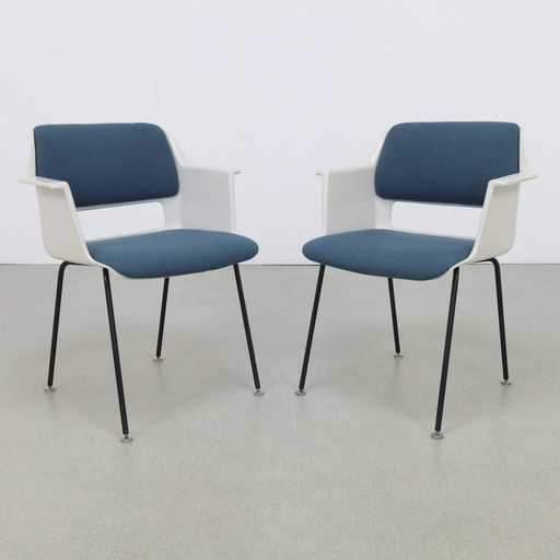 2X Chair Model 2225 André Cordemeyer Gispen, 1970S