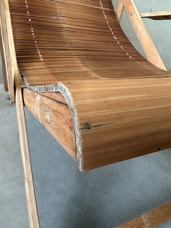 Image 1 of "Chaise longue" vintage - bambù - giapponese
