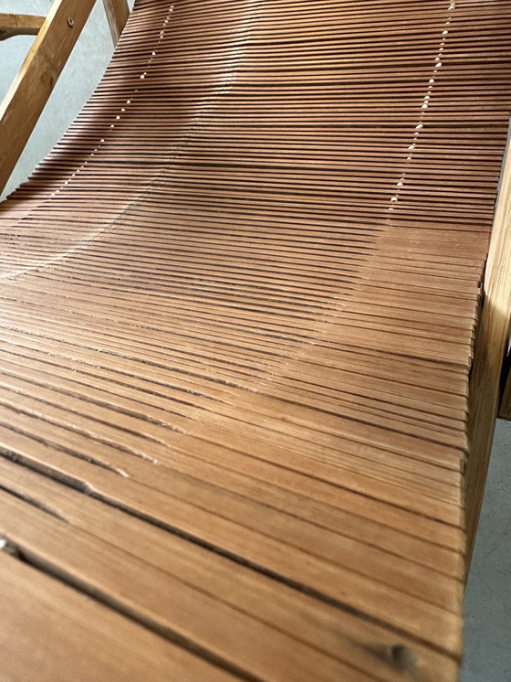 Image 1 of "Chaise longue" vintage - bambù - giapponese