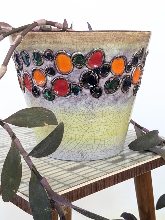 Image 1 of 1960S Planter | Alvino Bagni | Italian Ceramic