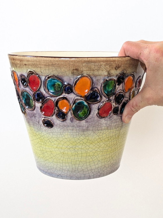 Image 1 of 1960S Planter | Alvino Bagni | Italian Ceramic