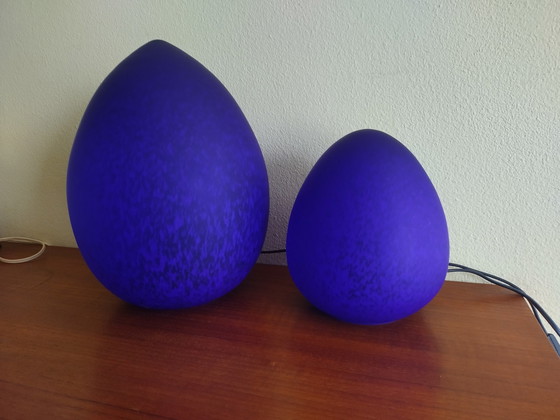 Image 1 of Egg Lamps - W.L.P. Lighting - 1980'S