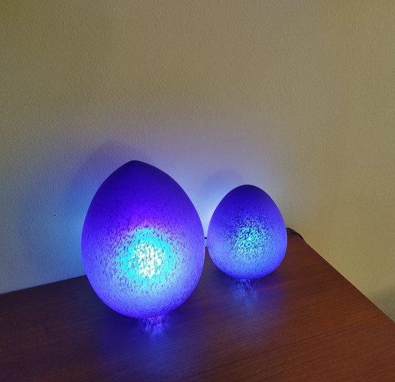 Image 1 of Egg Lamps - W.L.P. Lighting - 1980'S