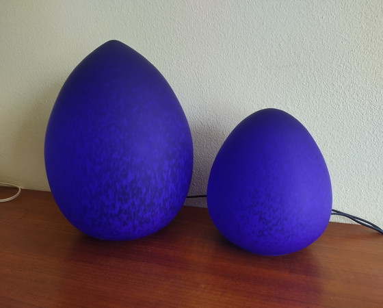 Image 1 of Egg Lamps - W.L.P. Lighting - 1980'S