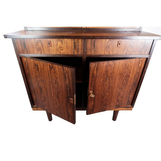 Image 1 of Vintage glass display cabinet in rosewood, 1960s