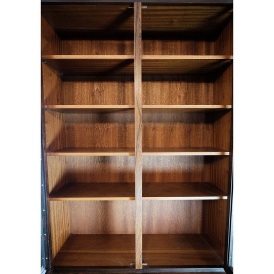 Image 1 of Vintage glass display cabinet in rosewood, 1960s