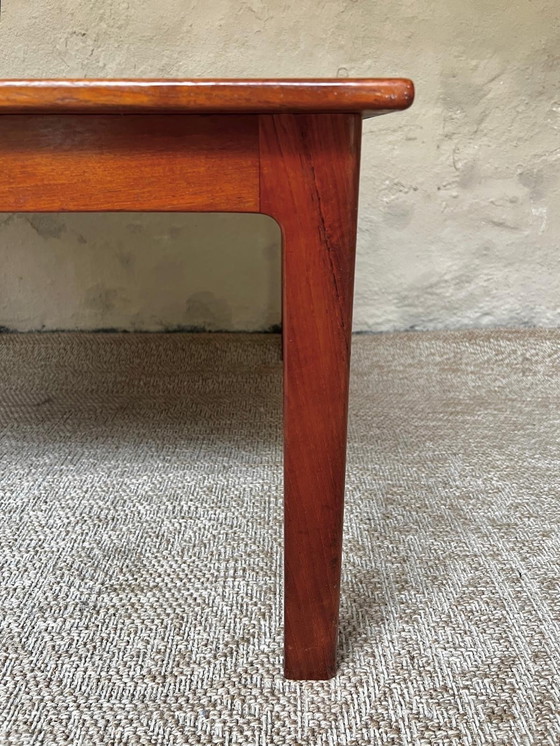 Image 1 of 70s Danish Design Coffee Table Solid Teak Branded Dux Denmark