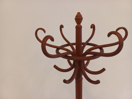 Image 1 of Porte-manteau vintage en bois.