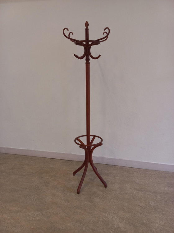 Image 1 of Porte-manteau vintage en bois.