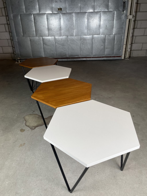 4x Table basse Gio Ponti pour Isa Bergamo