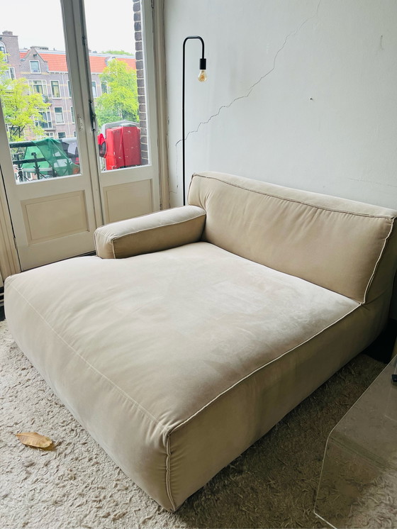 Image 1 of Fest Clay chaise L velours nouveau