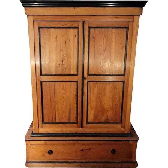 Image 1 of Vintage pine wood cabinet