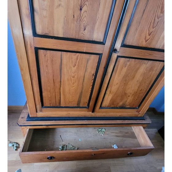 Image 1 of Vintage pine wood cabinet