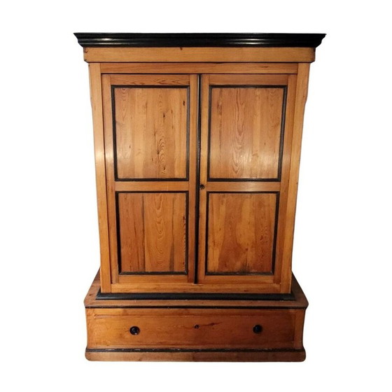 Image 1 of Vintage pine wood cabinet