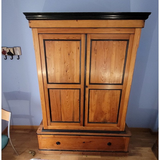 Image 1 of Vintage pine wood cabinet