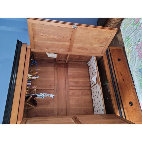 Image 1 of Vintage pine wood cabinet