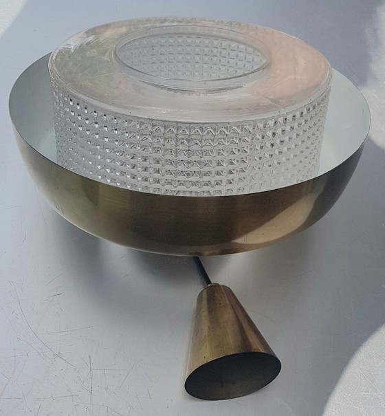 Image 1 of Pendant Lamp With Brass Frame