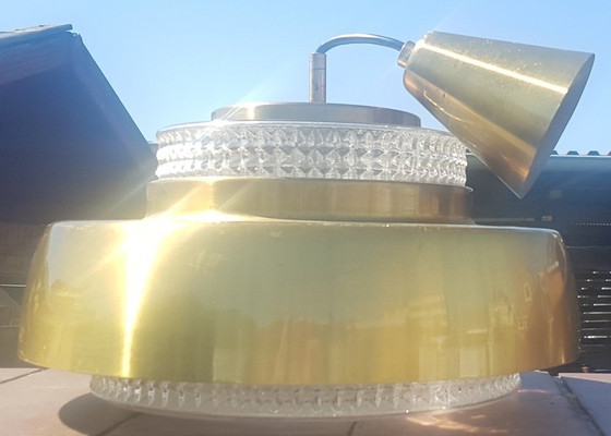 Image 1 of Pendant Lamp With Brass Frame