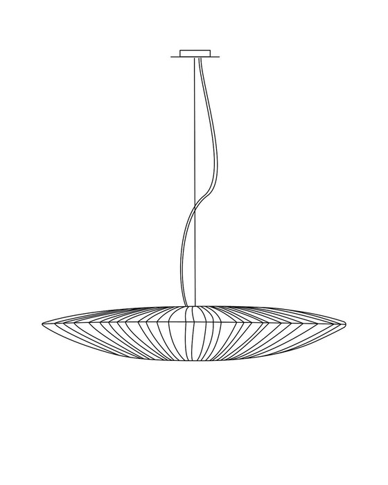 Image 1 of Aqua Creations Stand By Pendant Lamp Taupe Purple Rain 122cm